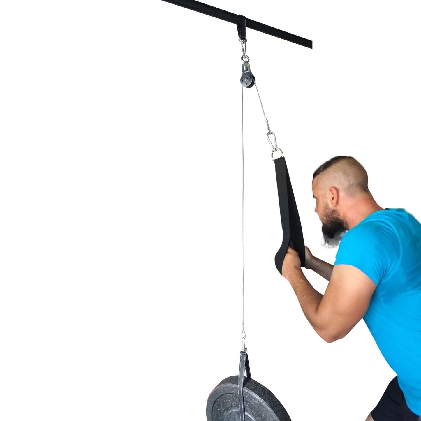 Home Fitness Rally – Adjustable Cable Pulley Strength Trainer
