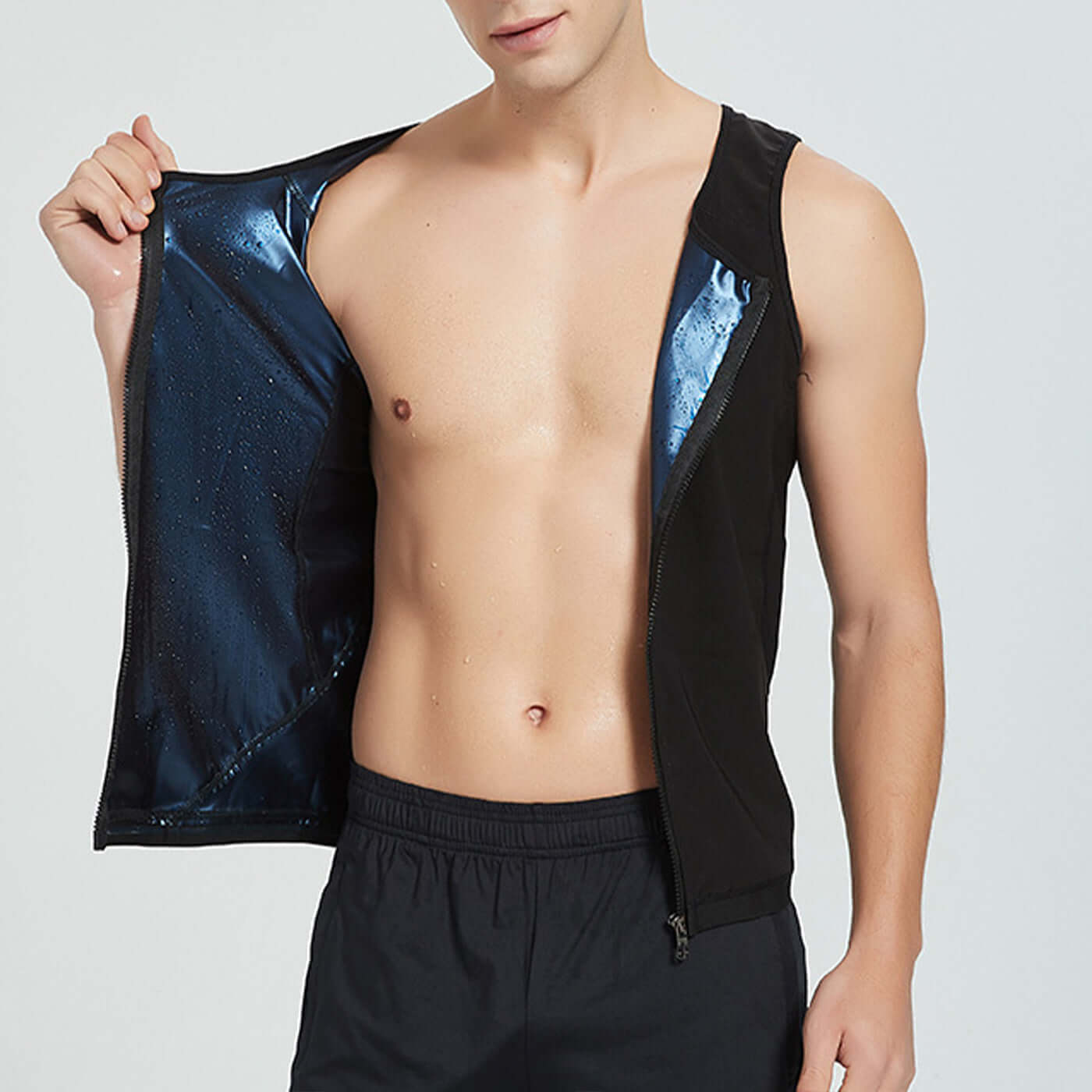 Men’s Zip Storm Sweatshirt – Running & Yoga Performance Wear