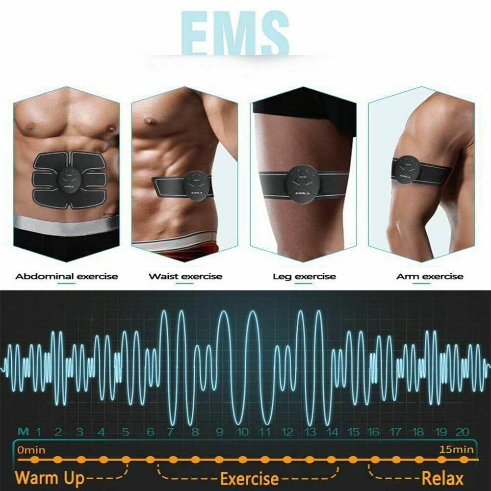 Electric Muscle Toner – ABS Toning Belt & Fat Burner