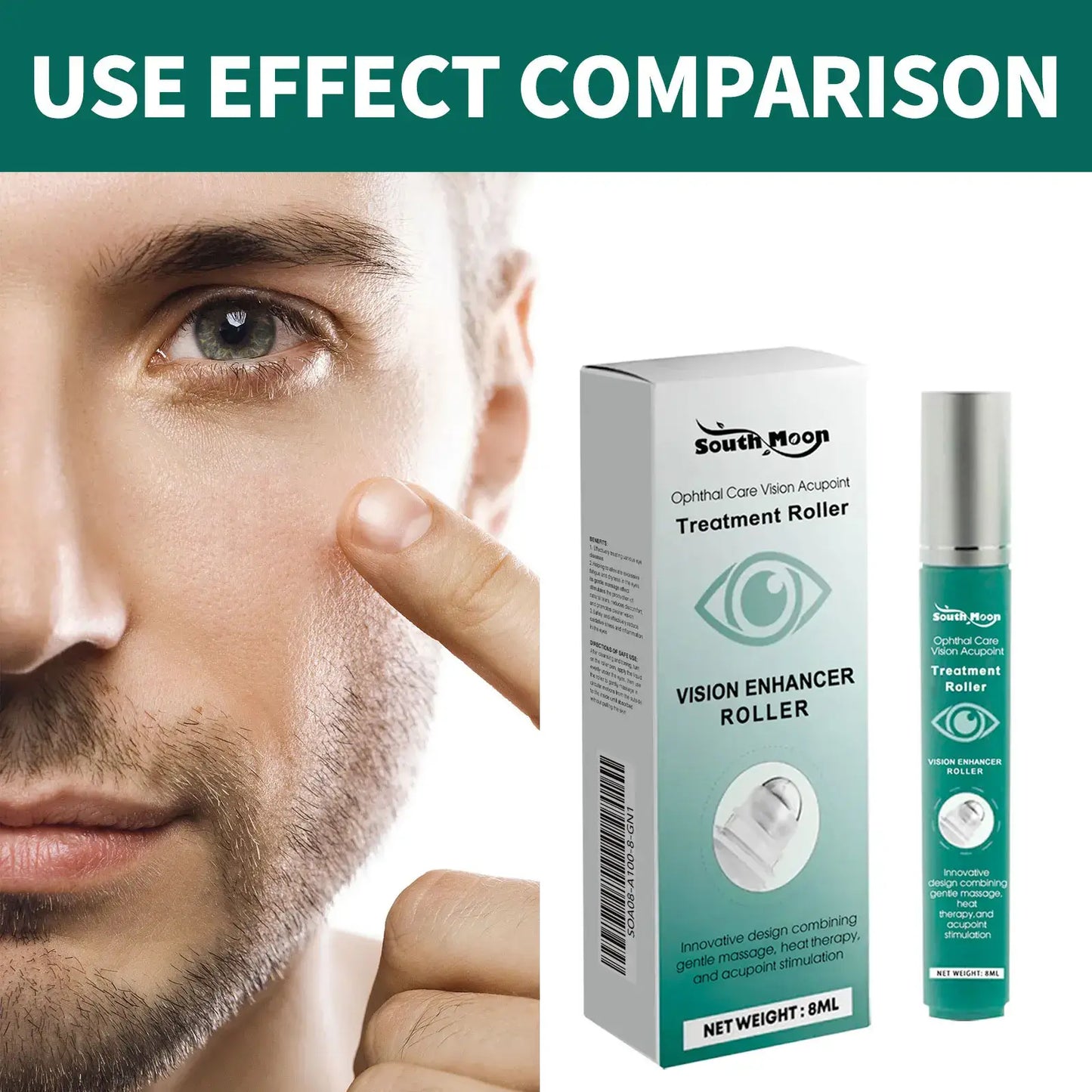 Vision-Enhance Eye Serum Roller – Reduce Dark Circles & Puffiness