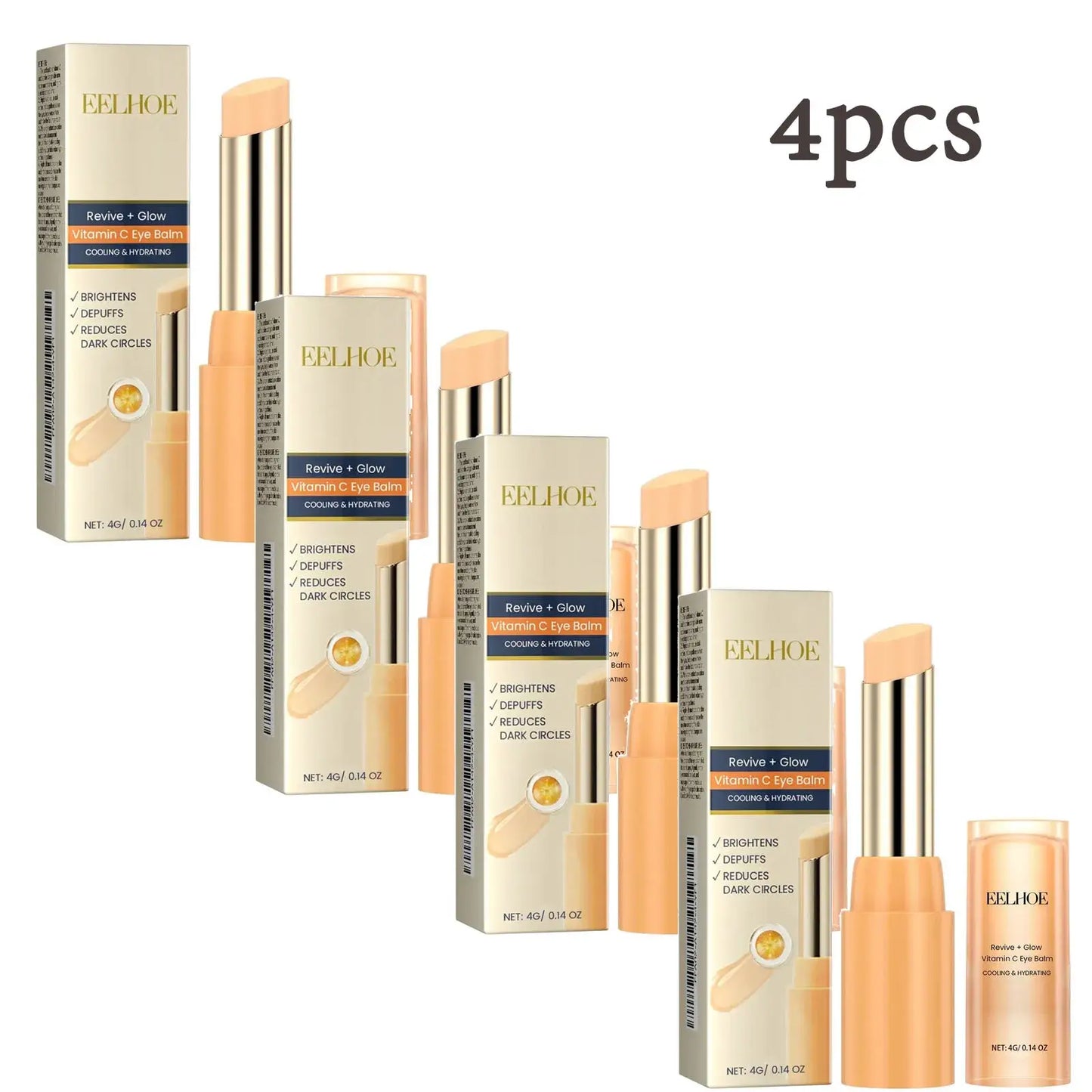 Vitamin C Eye Cream Balm Stick – Brighten & Reduce Puffiness
