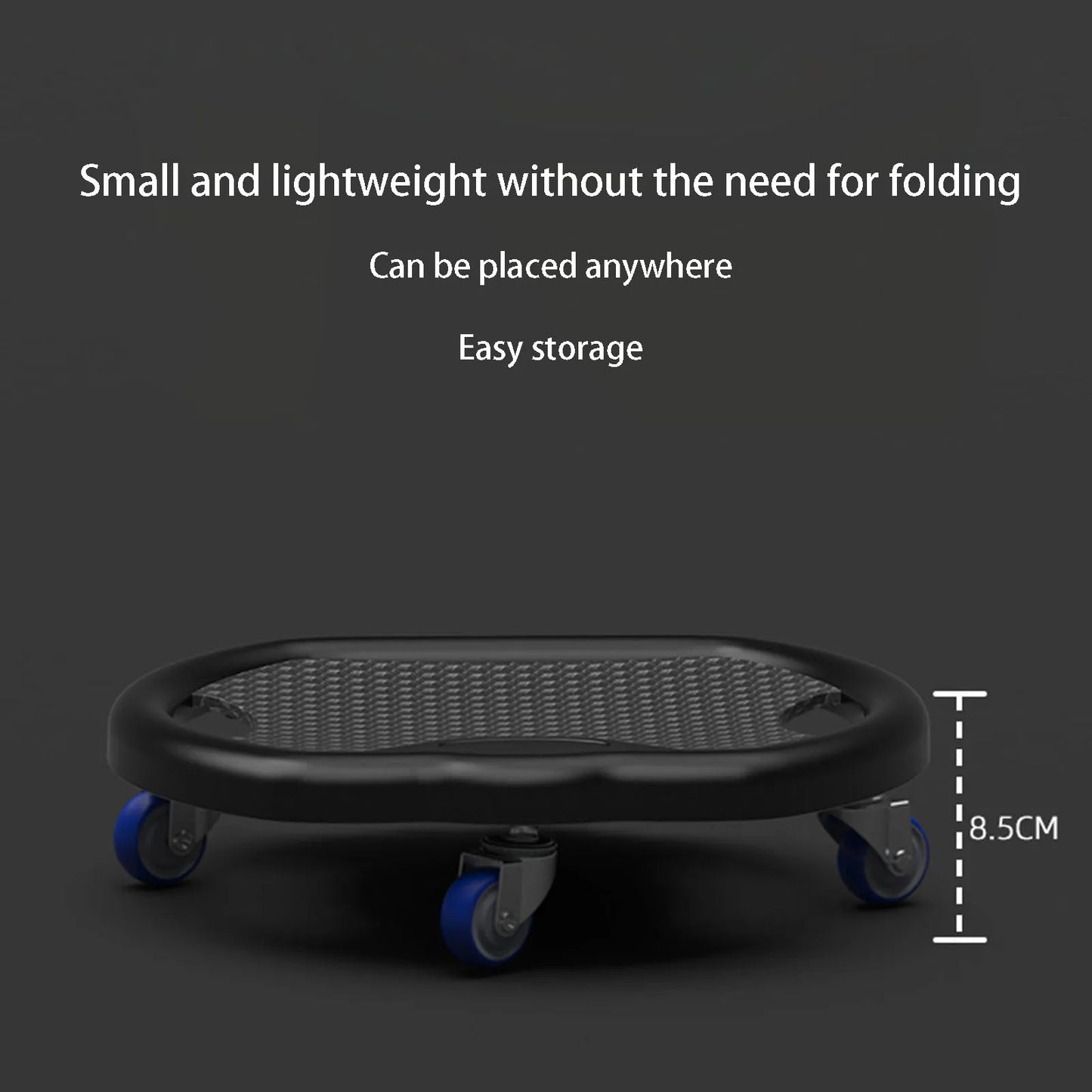 Fitness Abdominal Exercise Plate with Four Wheels 360 Degree Rotation, Full Body Workout Fitness