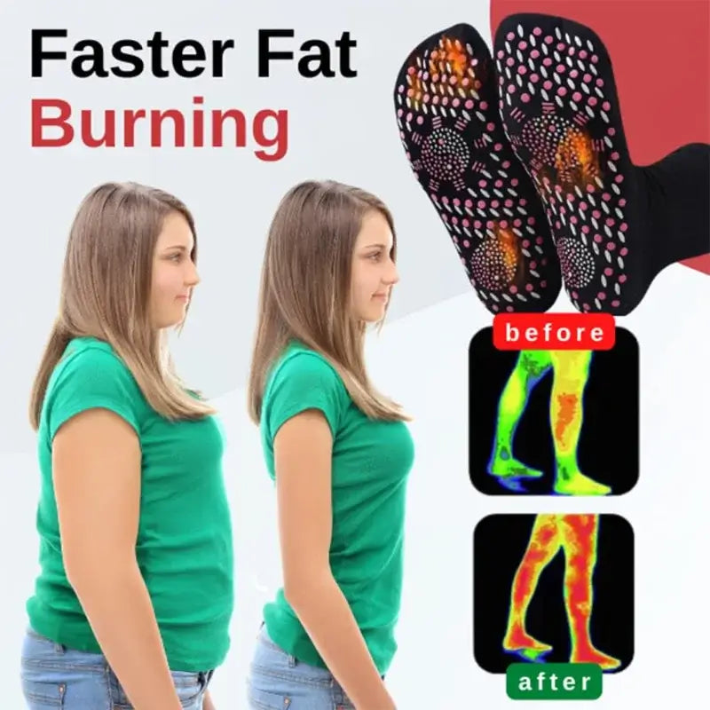 Tourmaline Slimming Health Socks – Comfort & Wellness
