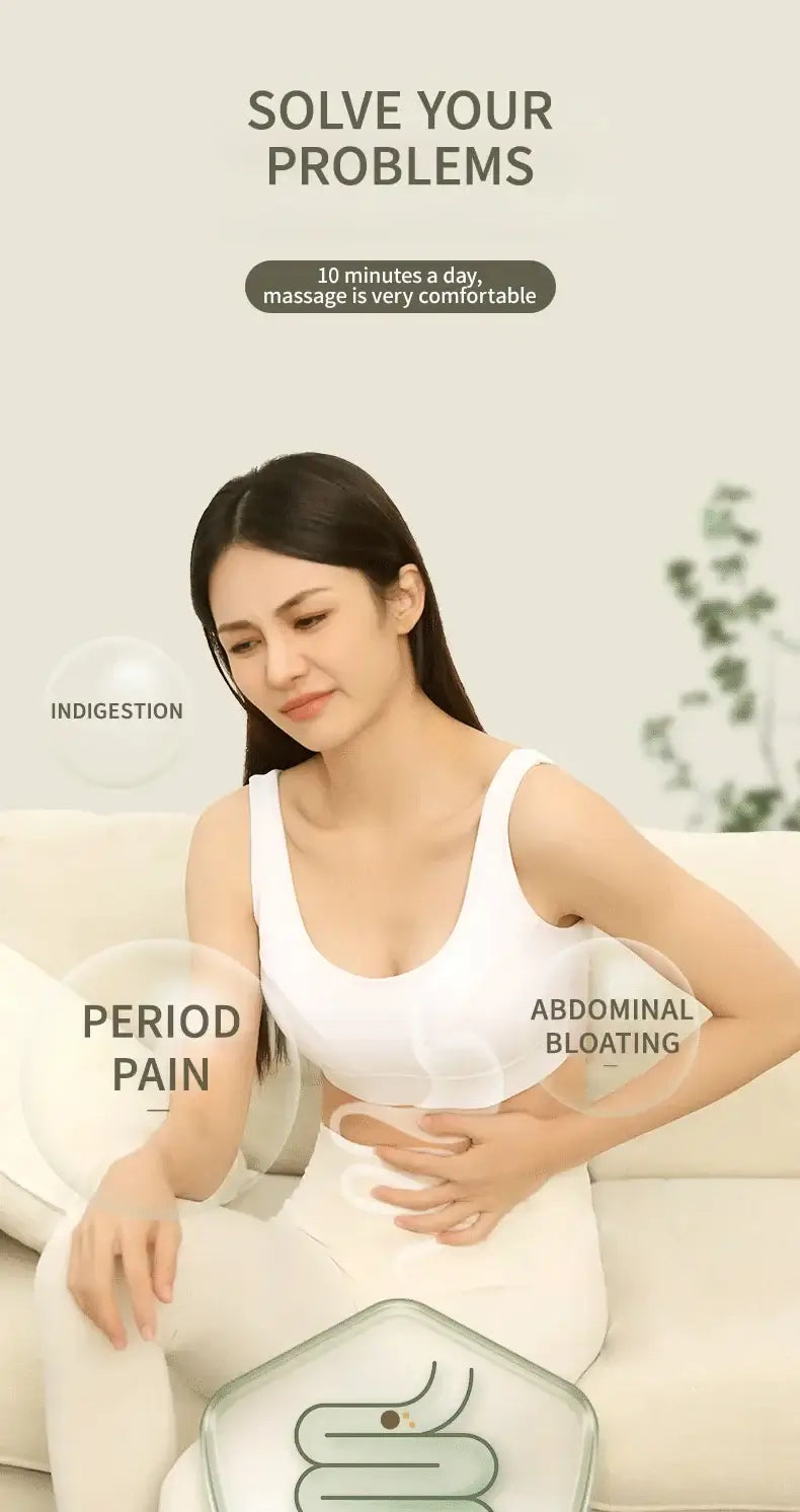 Automatic Abdominal Massager – Bian Stone Belly Rub Tool