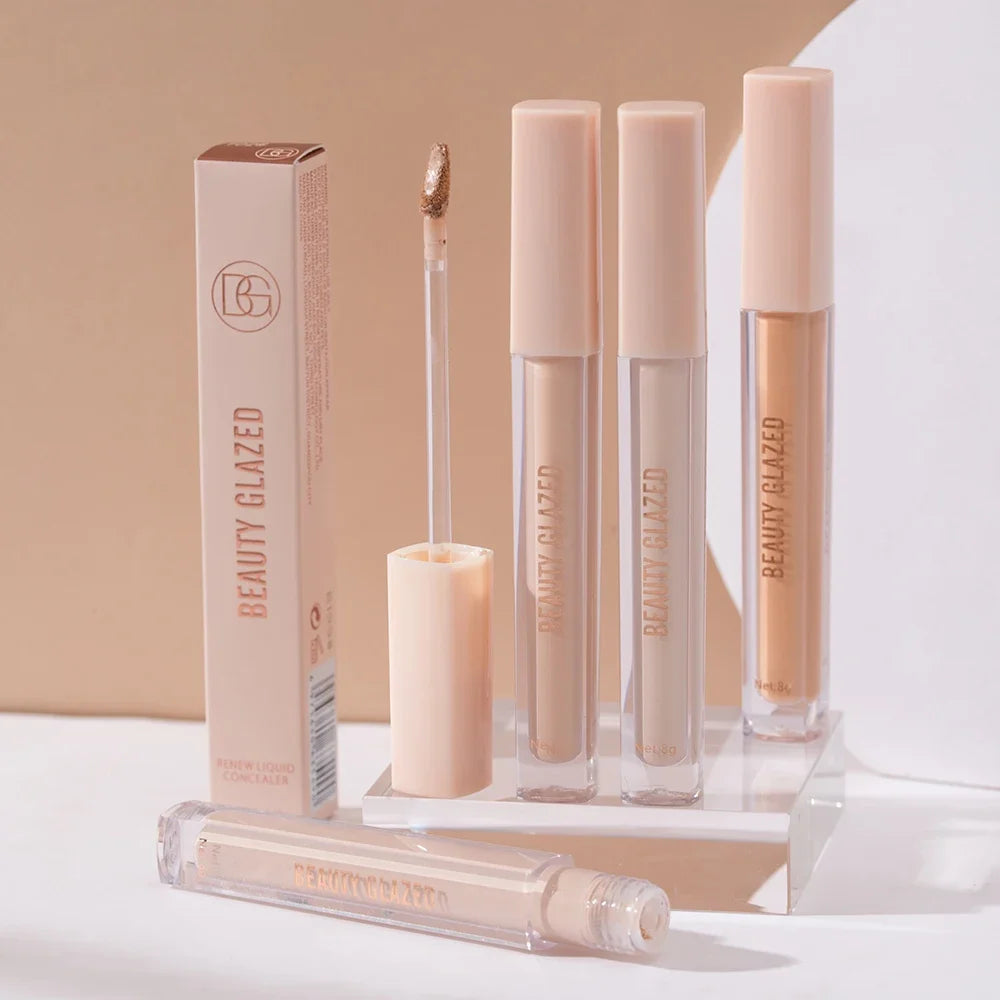 BEAUTY GLAZED Full Coverage Concealer,Lightweight,Long Lasting,Corrects, Covers, Hydrates, Highlights, Satin Finish,All-Day Wear