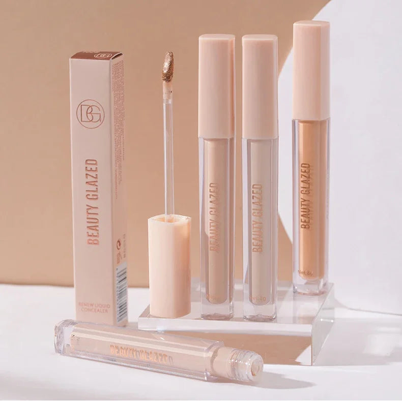 BEAUTY GLAZED Full Coverage Concealer,Lightweight,Long Lasting,Corrects, Covers, Hydrates, Highlights, Satin Finish,All-Day Wear