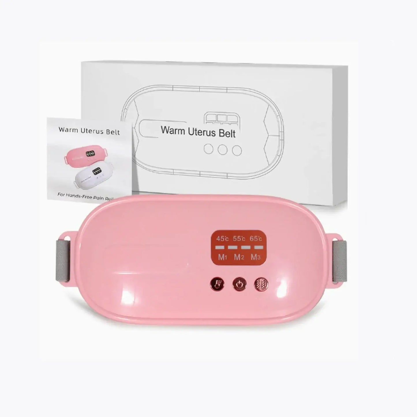 Abdominal & Waist Heating Massage Belt – Pain Relief & Slimming