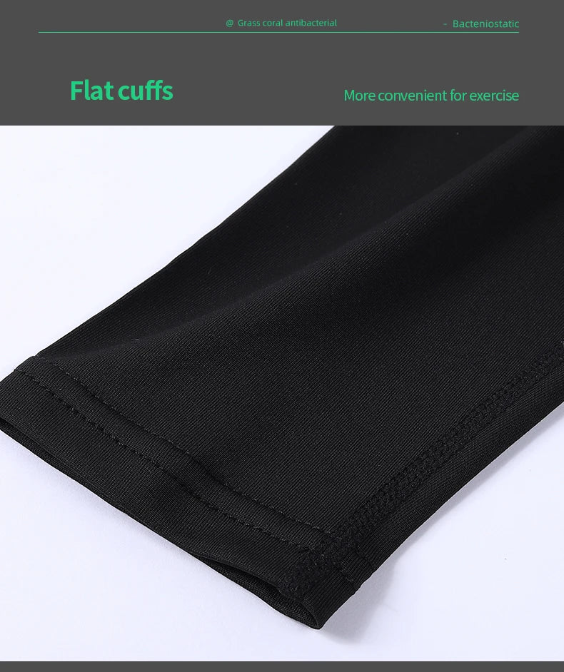 Fitness Clothes: Tights Men'S Quick-Drying Long-Sleeved Sports Underwear Suit Football Training Basketball Base Ski Four Seasons