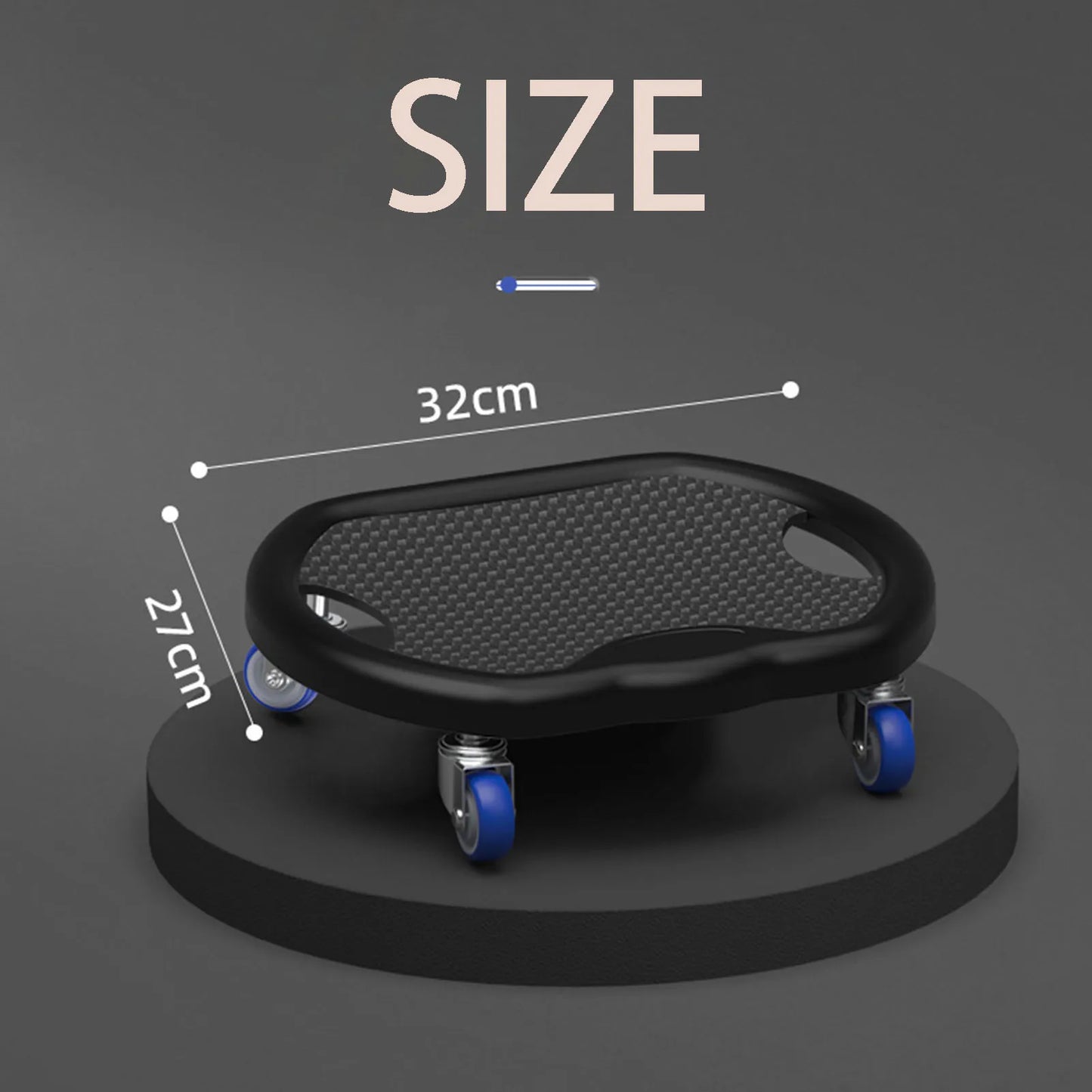 Fitness Abdominal Exercise Plate with Four Wheels 360 Degree Rotation, Full Body Workout Fitness