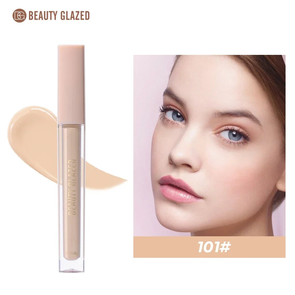 BEAUTY GLAZED Full Coverage Concealer,Lightweight,Long Lasting,Corrects, Covers, Hydrates, Highlights, Satin Finish,All-Day Wear