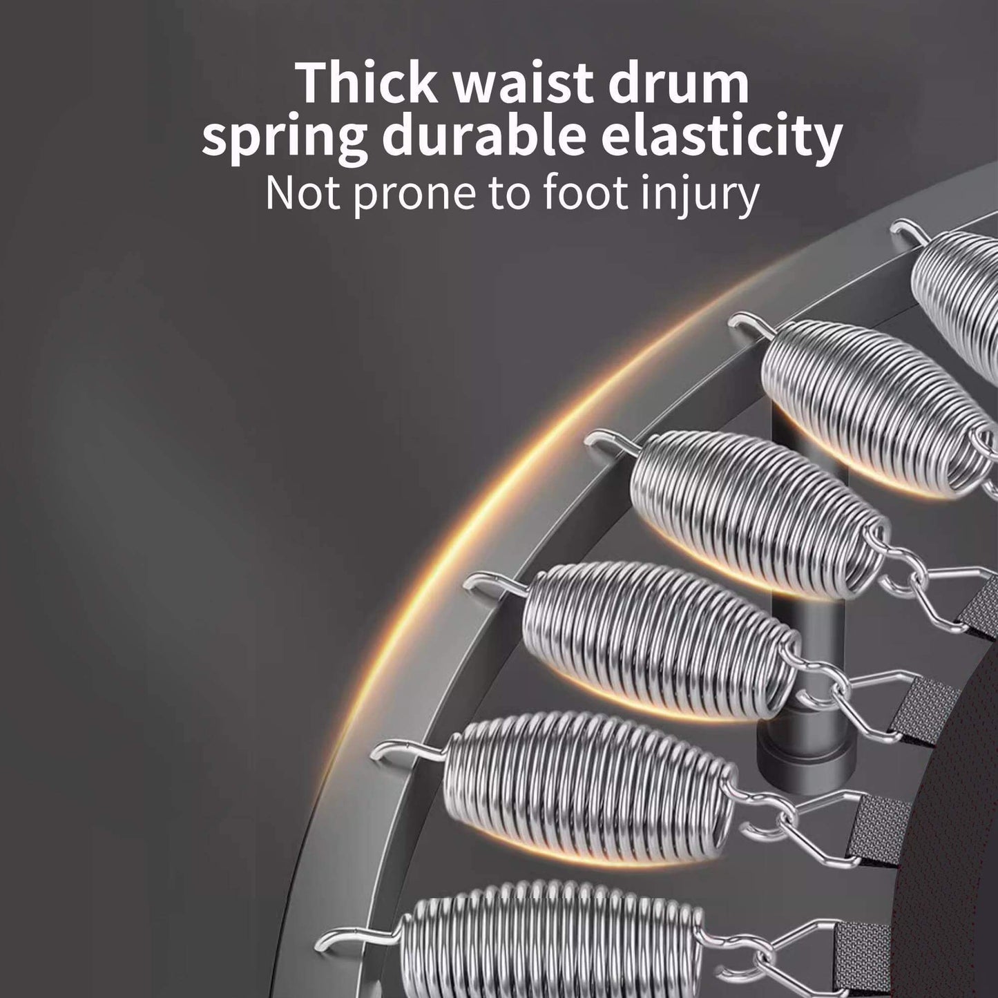 40-Inch Mini Exercise Trampoline – Foldable Heavy-Duty Rebounder