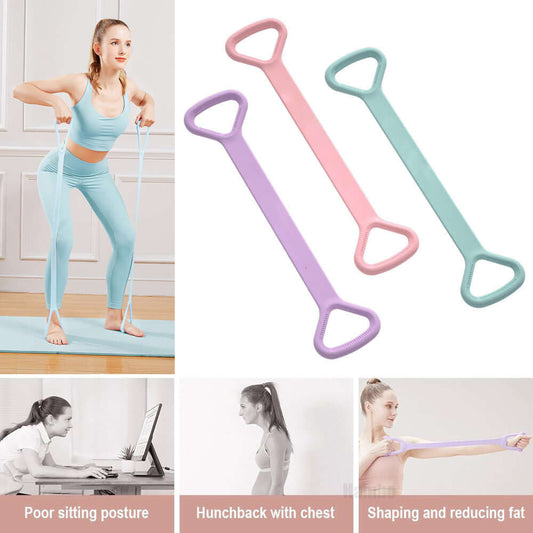 Yoga Fitness Resistance Bands – Arm, Back & Shoulder Trainer