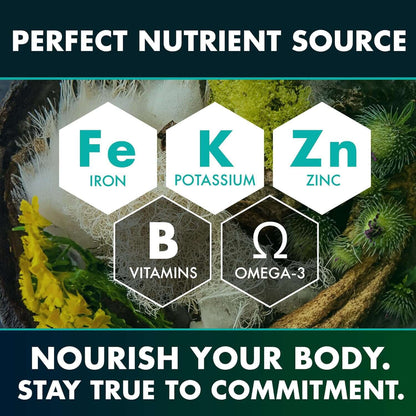 Seaweed Compound Vitamin Capsules – 120 Natural Wellness Supplements