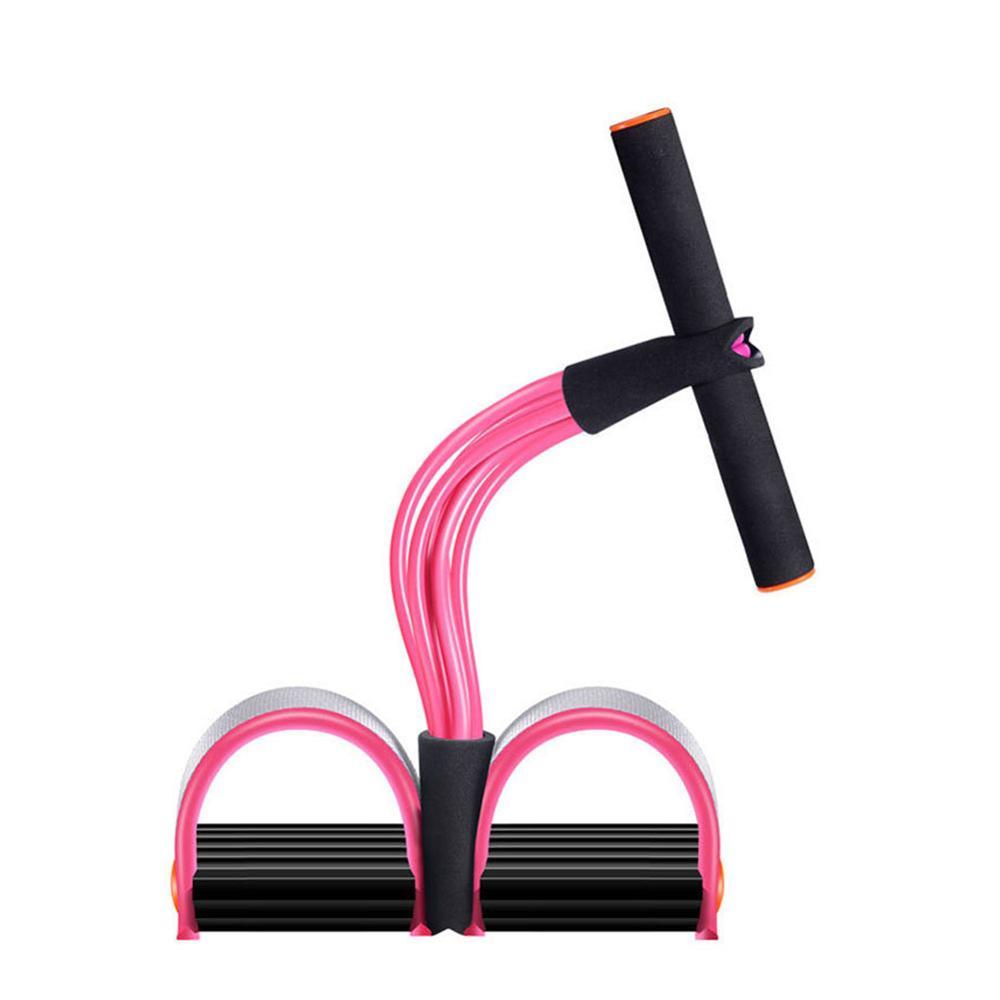 Natural Latex Foot Pedal Resistance Band – Home Fitness & Bodybuilding