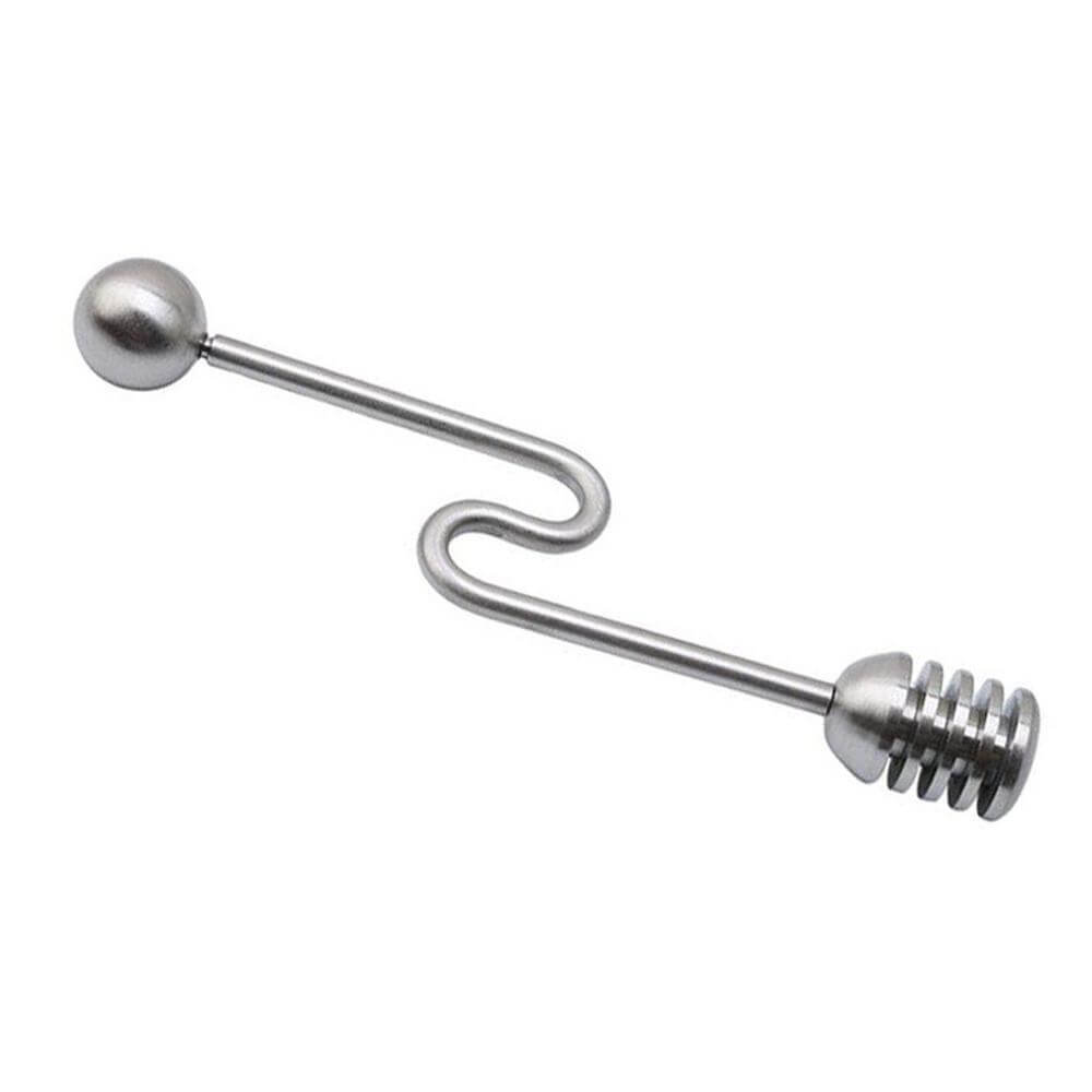 Round Beads Honey Spoon – Elegant & Functional Stirring Stick