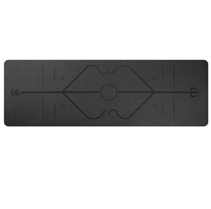 Non-Slip TPE Yoga Mat – Eco-Friendly, Waterproof & Alignment Guide