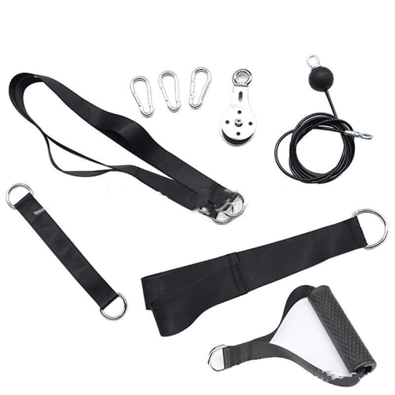 Home Fitness Rally – Adjustable Cable Pulley Strength Trainer