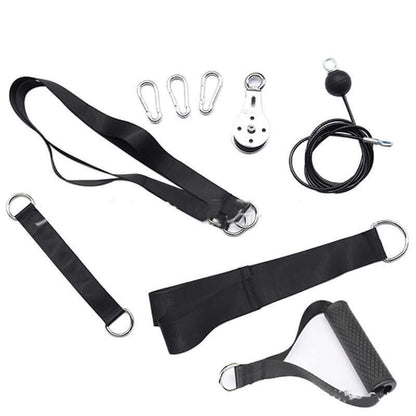 Home Fitness Rally – Adjustable Cable Pulley Strength Trainer