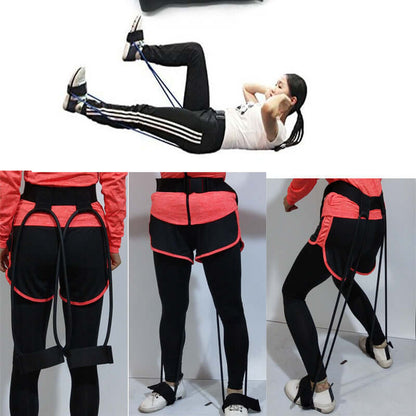 Resistance band with foot pedal – Fitness Belt