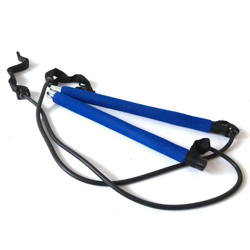 Yoga & CrossFit Resistance Bands – Pilates Bar & Pull Rope Set
