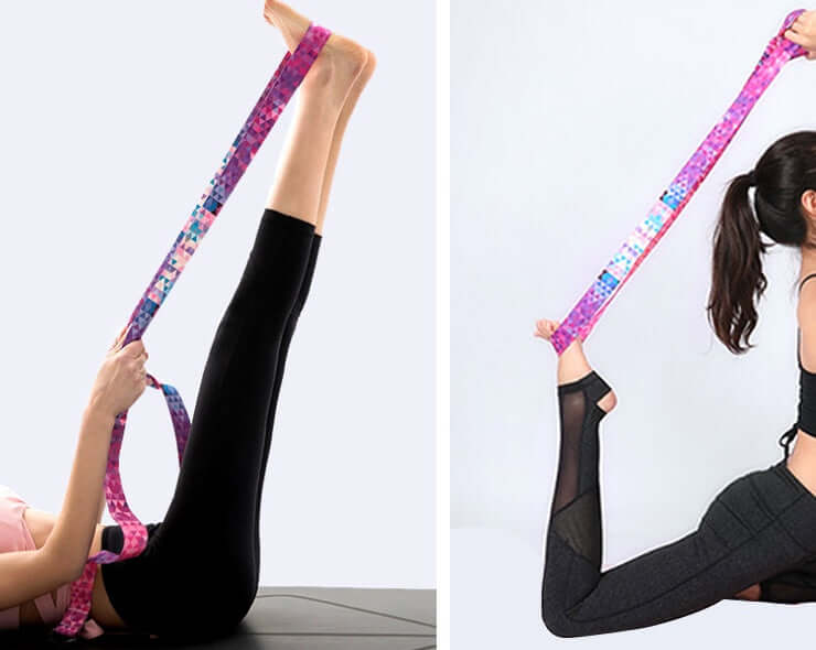 Yoga Mat Belt – Adjustable Cotton Strap for Carrying &amp; Stretching
