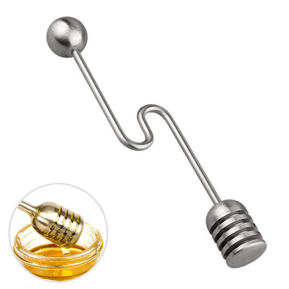 Round Beads Honey Spoon – Elegant & Functional Stirring Stick
