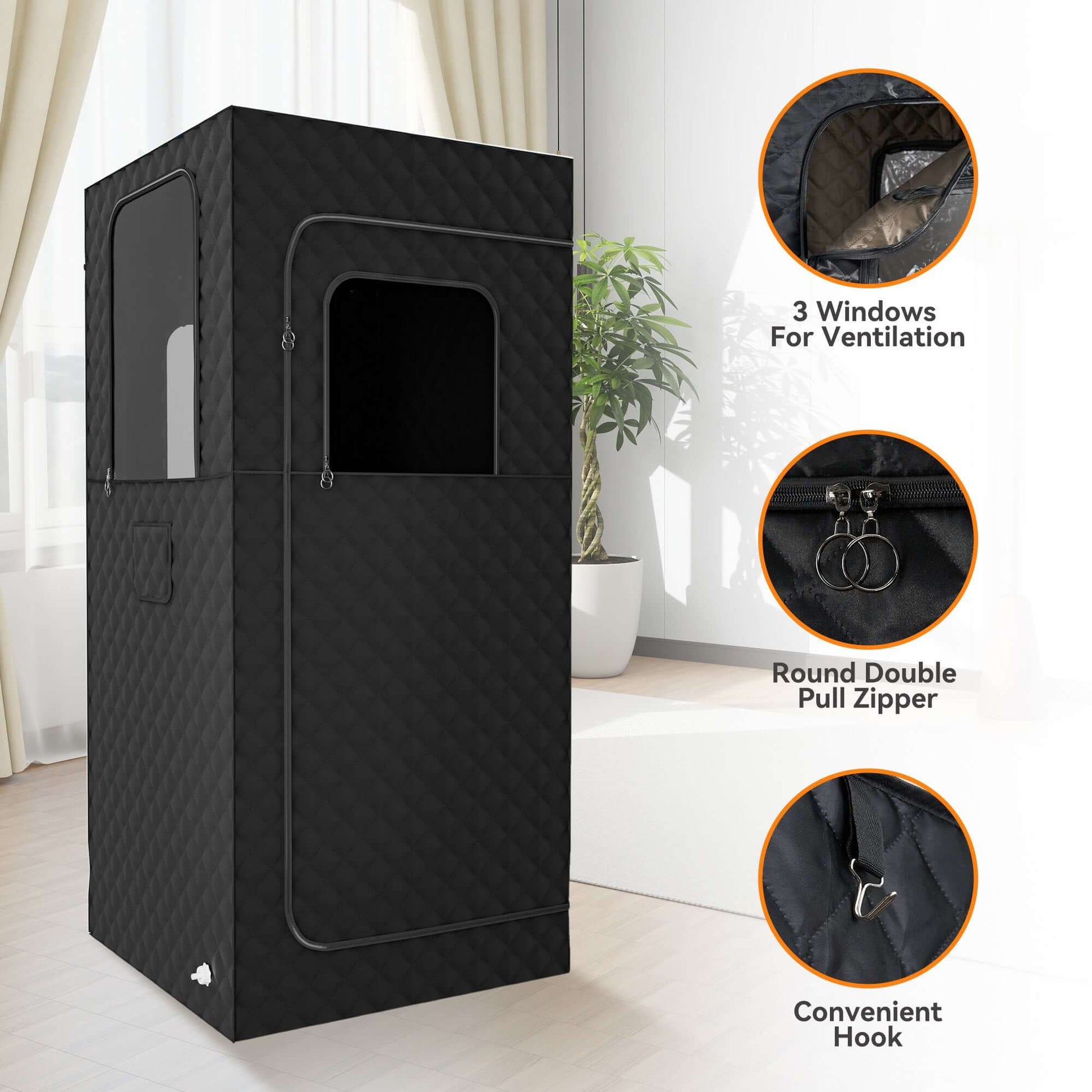 Portable Sauna Room – Home Steam Spa with Remote Control & Fast Heating