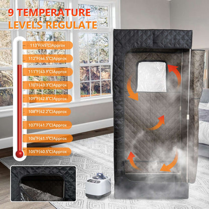 Portable Sauna Room – Home Steam Spa with Remote Control & Fast Heating