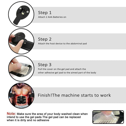 Electric Muscle Toner – ABS Toning Belt & Fat Burner