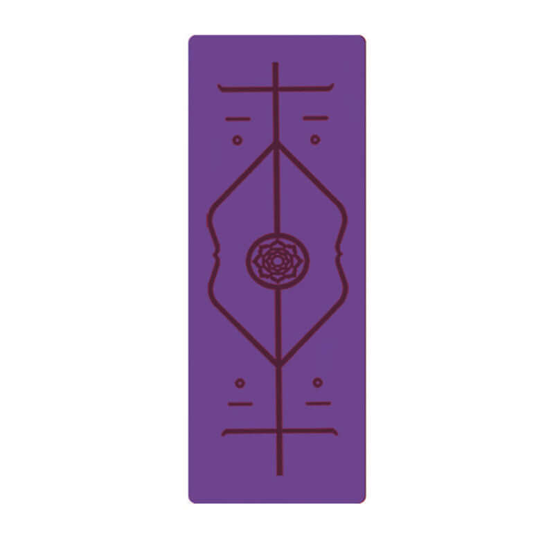 Non-Slip TPE Yoga Mat – Eco-Friendly, Waterproof & Alignment Guide