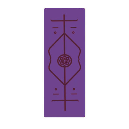 Non-Slip TPE Yoga Mat – Eco-Friendly, Waterproof & Alignment Guide