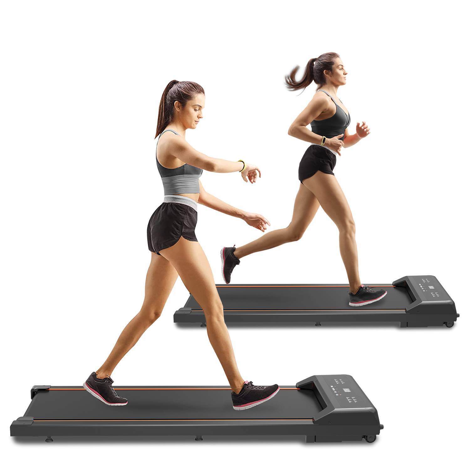 Under Desk Treadmill – Walking Pad with LED Display & Remote Control