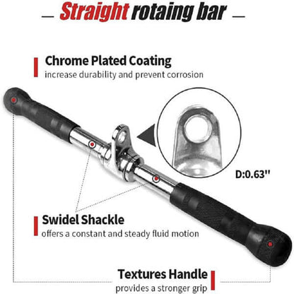 Multi-Functional Fitness Handlebars – Adjustable Pull-Down & Squat Rack