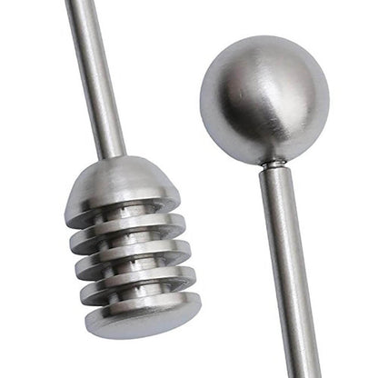 Round Beads Honey Spoon – Elegant & Functional Stirring Stick
