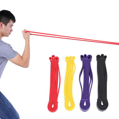 4pcs Yoga Resistance Loop Bands – Latex Fitness Training Set