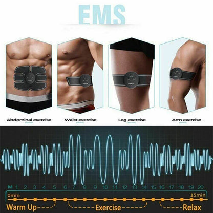 Electric Muscle Toner – ABS Toning Belt & Fat Burner