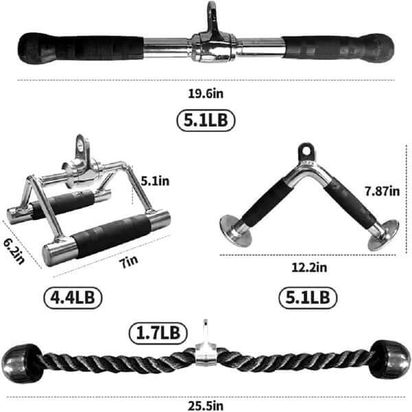 Multi-Functional Fitness Handlebars – Adjustable Pull-Down & Squat Rack