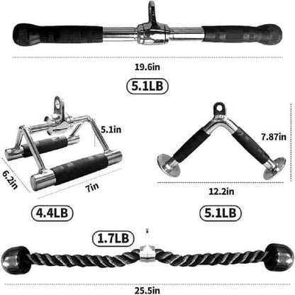 Multi-Functional Fitness Handlebars – Adjustable Pull-Down & Squat Rack