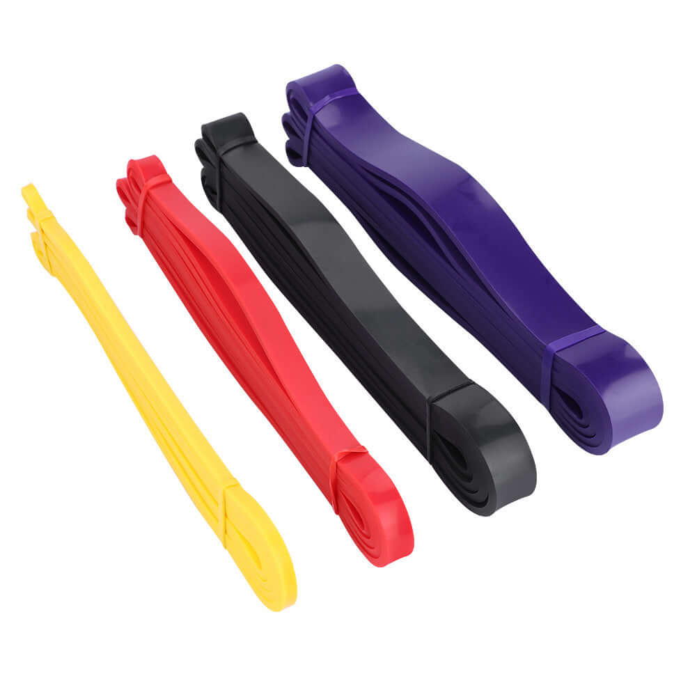 4pcs Yoga Resistance Loop Bands – Latex Fitness Training Set