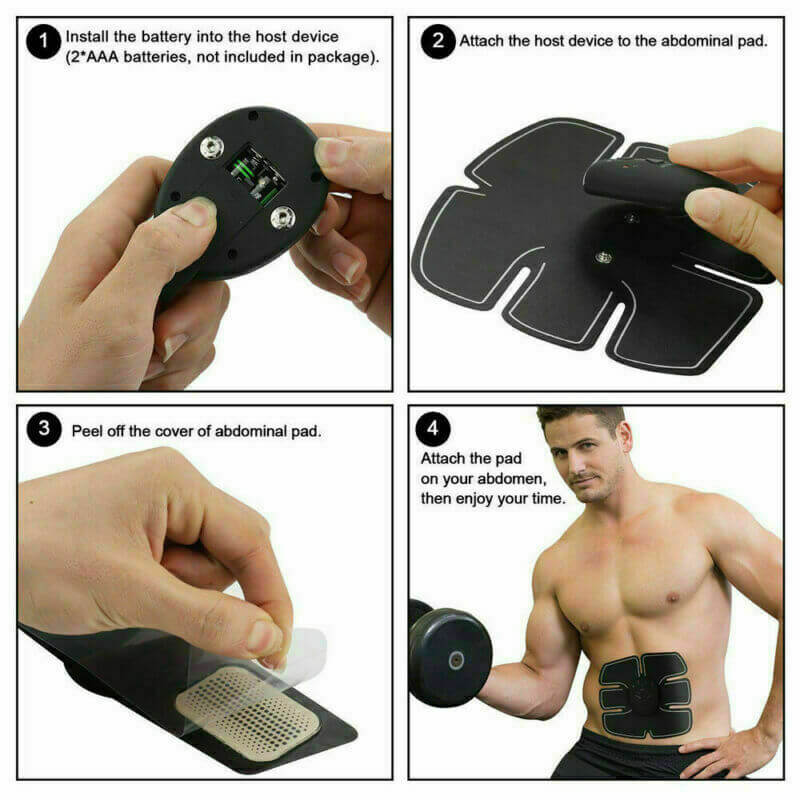 Electric Muscle Toner – ABS Toning Belt & Fat Burner