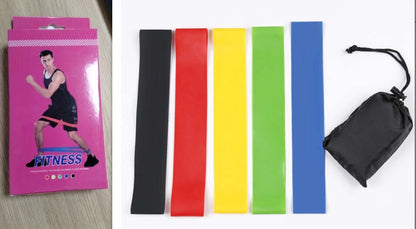 5-Level Resistance Bands Set – Elastic Bands for Fitness