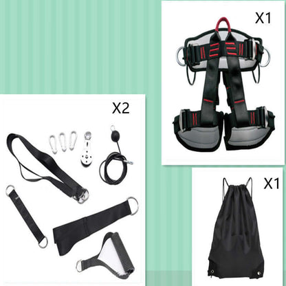 Home Fitness Rally – Adjustable Cable Pulley Strength Trainer