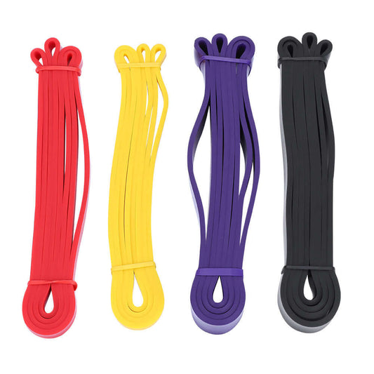4pcs Yoga Resistance Loop Bands – Latex Fitness Training Set