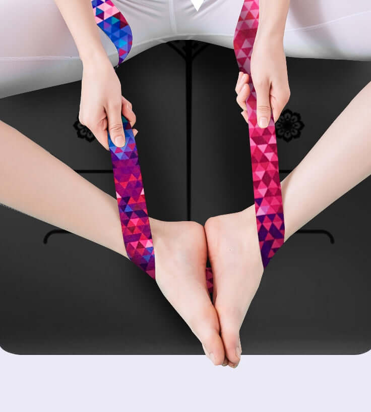 Yoga Mat Belt – Adjustable Cotton Strap for Carrying &amp; Stretching