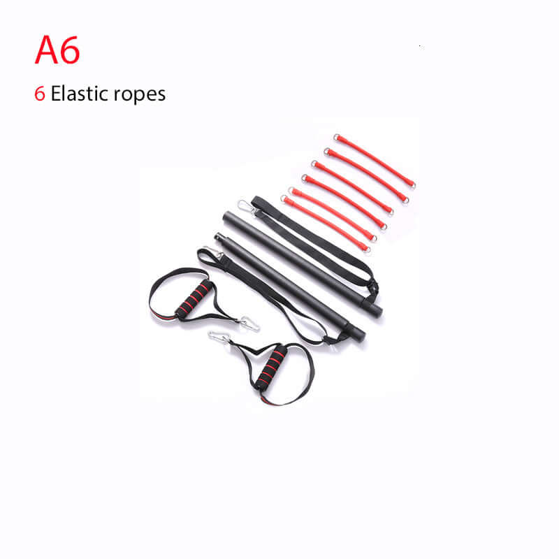 Adjustable Workout Trainer Bar – Full-Body Resistance Band System