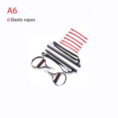 Adjustable Workout Trainer Bar – Full-Body Resistance Band System
