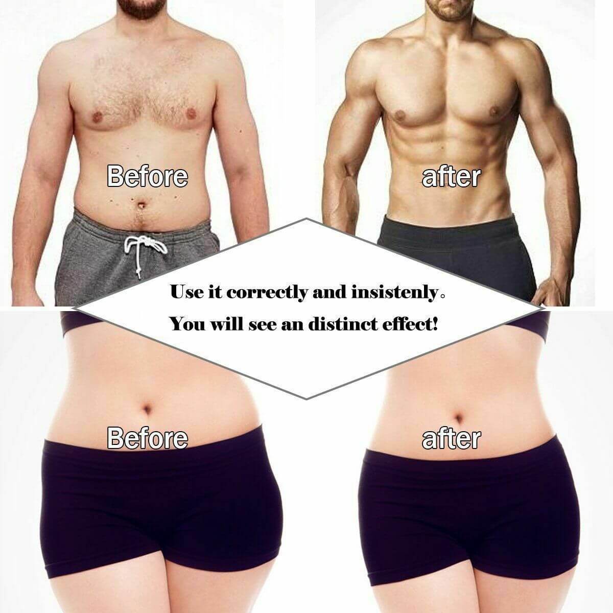 Electric Muscle Toner – ABS Toning Belt & Fat Burner