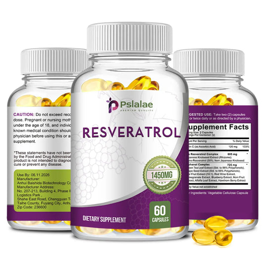 Resveratrol Antioxidant Capsules – Heart & Metabolism Support