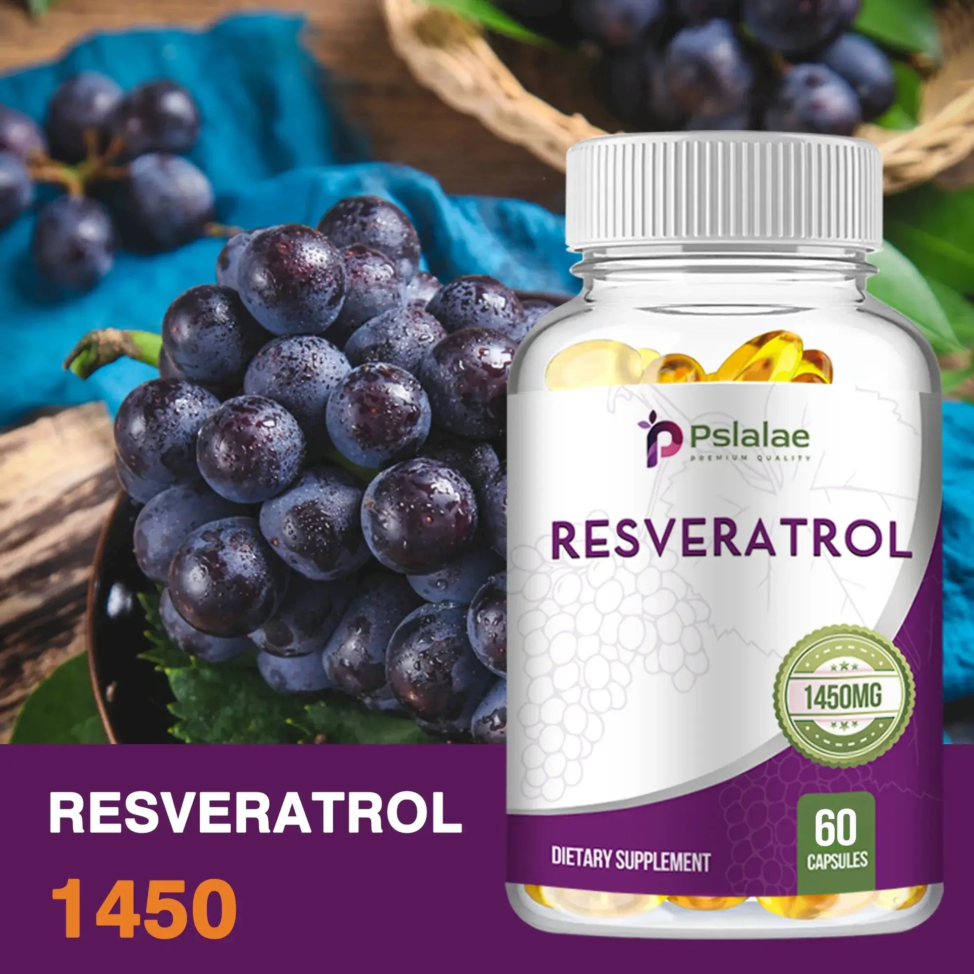 Resveratrol Antioxidant Capsules – Heart & Metabolism Support