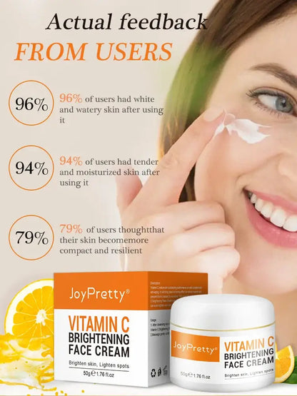 JoyPretty Vitamin C Whitening Skincare Set – 5PCS Korean Kit
